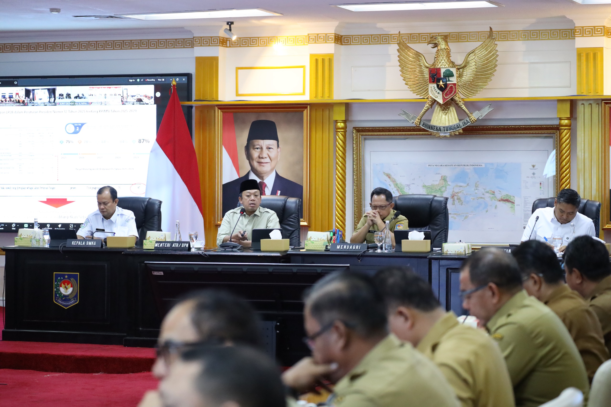 Menteri Nusron Kawal Revisi RTRW Daerah untuk Jaga Lahan Pangan.