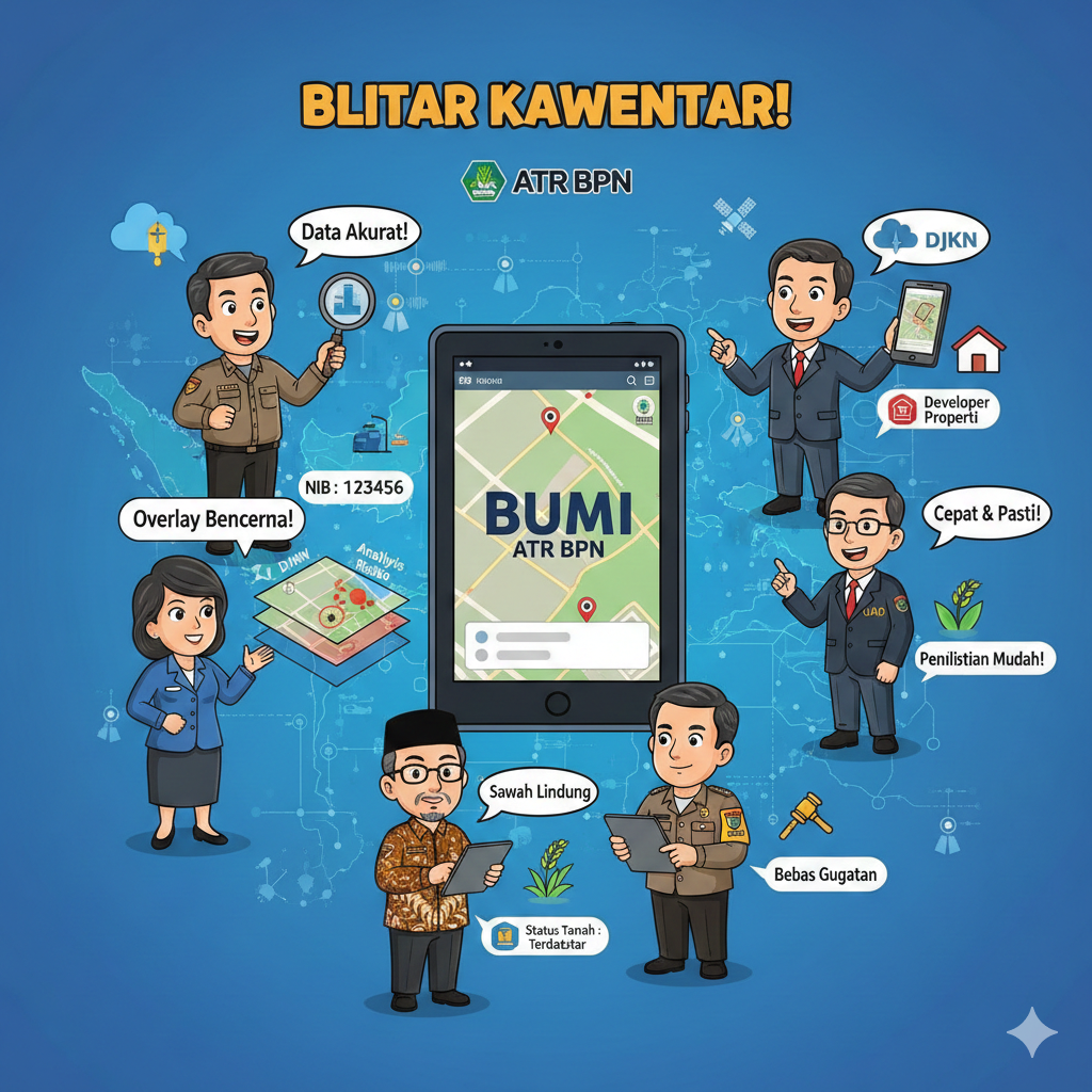 Fitur Baru BUMI ATR BPN: Cara Cek Bidang Tanah hingga Analisis Spasial Kini Bisa Lewat Satu Aplikasi