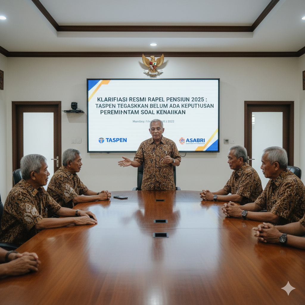 Klarifikasi Resmi Rapel Pensiun 2025: TASPEN Tegaskan Belum Ada Keputusan Pemerintah Soal Kenaikan