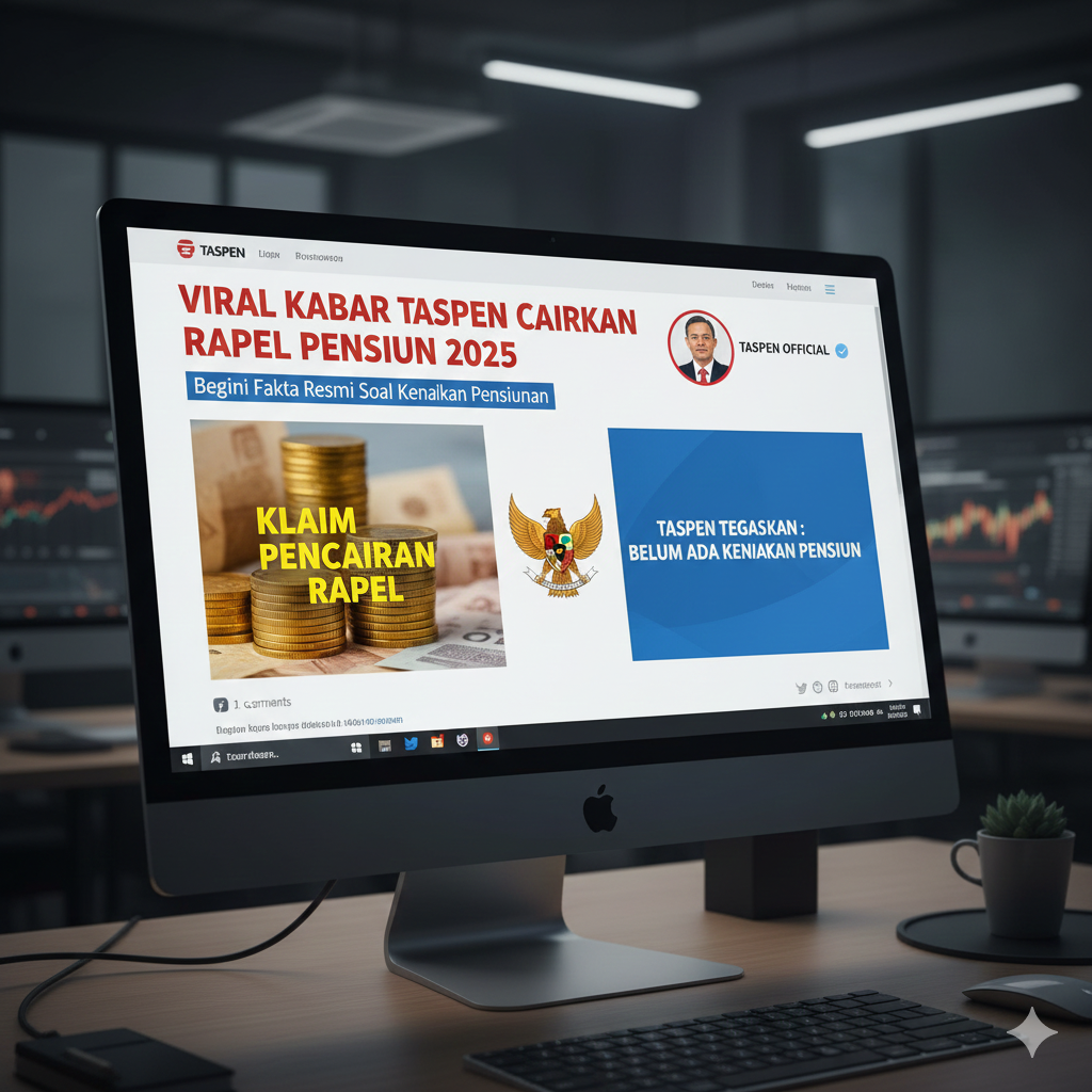 Viral Kabar Taspen Cairkan Rapel Pensiun 2025, Begini Fakta Resmi Soal Kenaikan Pensiunan