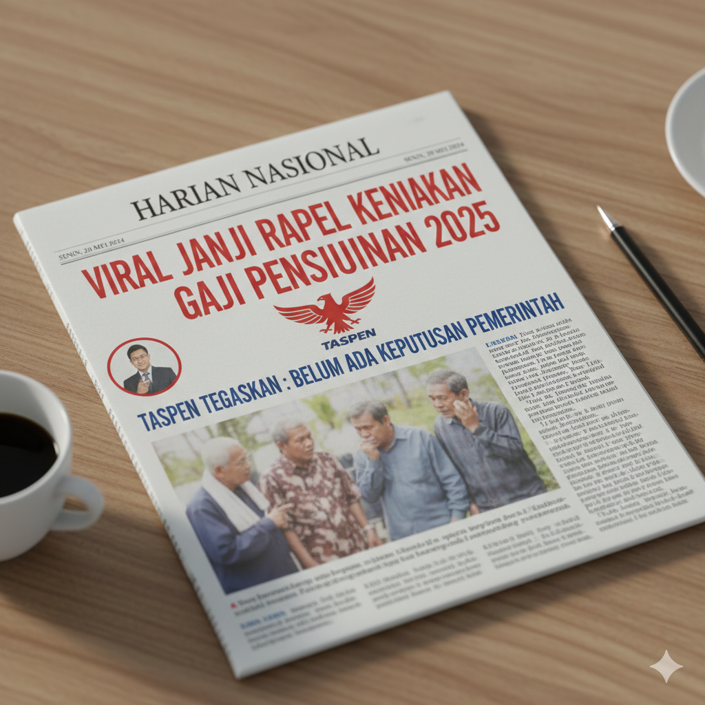 Viral Janji Rapel Kenaikan Gaji Pensiunan 2025, TASPEN Tegaskan: Belum Ada Keputusan Pemerintah