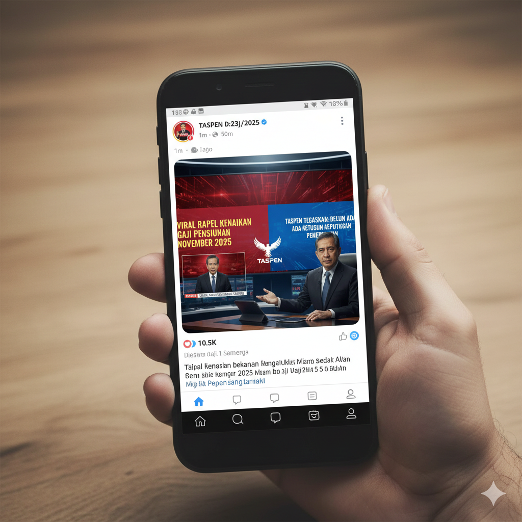 Viral Rapel Kenaikan Gaji Pensiunan November 2025, TASPEN Tegaskan Belum Ada Keputusan Pemerintah