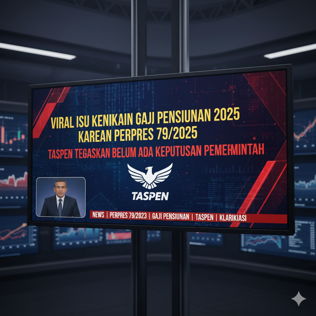 Viral Isu Kenaikan Gaji Pensiunan 2025 karena Perpres 79/2025, TASPEN Tegaskan Belum Ada Keputusan Pemerintah
