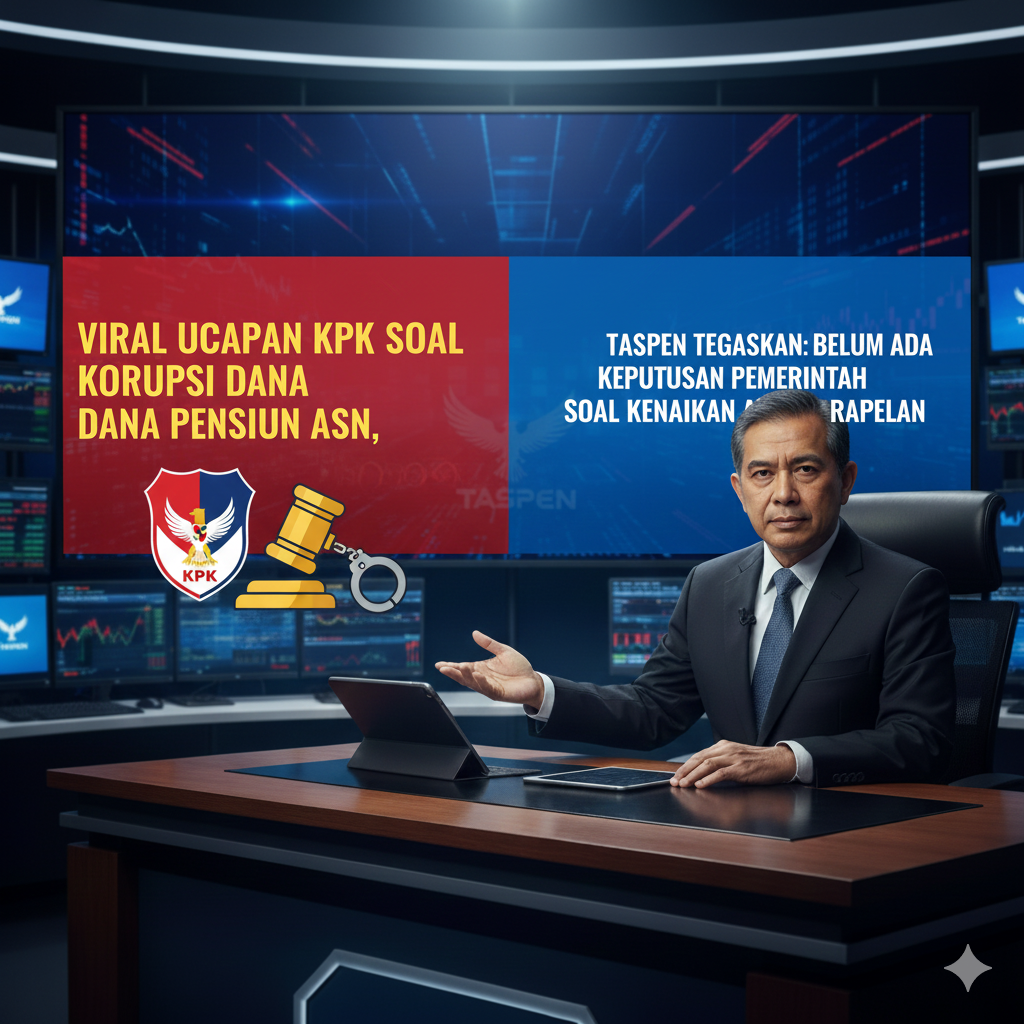 Viral Ucapan KPK Soal Korupsi Dana Pensiun ASN, TASPEN Tegaskan Belum Ada Keputusan Pemerintah Soal Kenaikan atau Rapelan