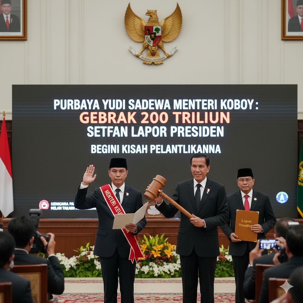 Purbaya Yudi Sadewa mantan Bos LPS jadi Menteri Koboy pengganti Sri Mulyani.