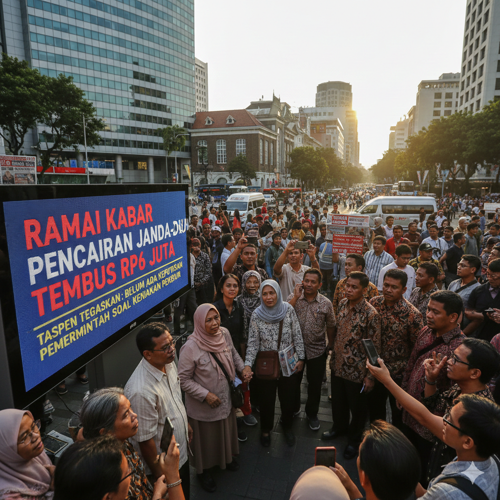 Ramai Kabar Pencairan Pensiun Janda-Duda Tembus Rp6 Juta, TASPEN Tegaskan Belum Ada Keputusan Pemerintah Soal Kenaikan Pensiun