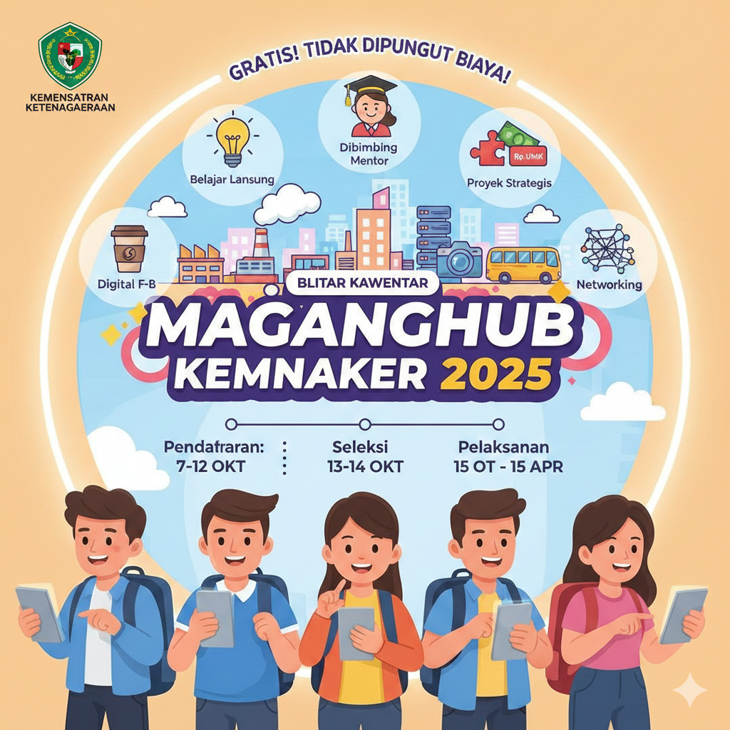 Magang Kemnaker 2025 Resmi Dibuka: Cara Daftar, Jadwal, dan Syarat Lengkap untuk Fresh Graduate