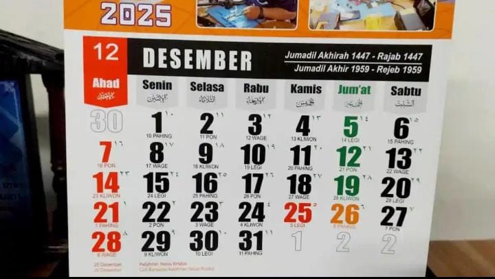 Cuti Bersama Desember 2025 tiba! Nikmati long weekend 4 hari saat Natal.Hari Libur Nasional dan Cuti Bersama 2025, pemerintah.