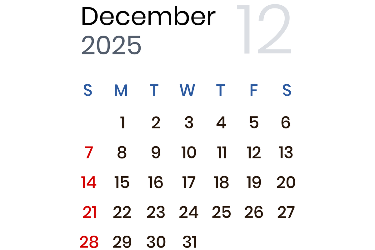 Cek Kalender Desember 2025! Ada libur panjang 4 hari Natal dan Cuti Bersama sesuai SKB 3 Menteri.