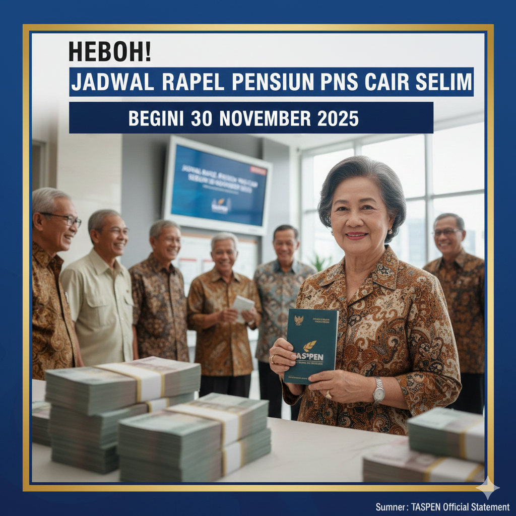 PT TASPEN Kediri klarifikasi kabar viral pencairan rapel pensiun sebelum 30 November 2025.