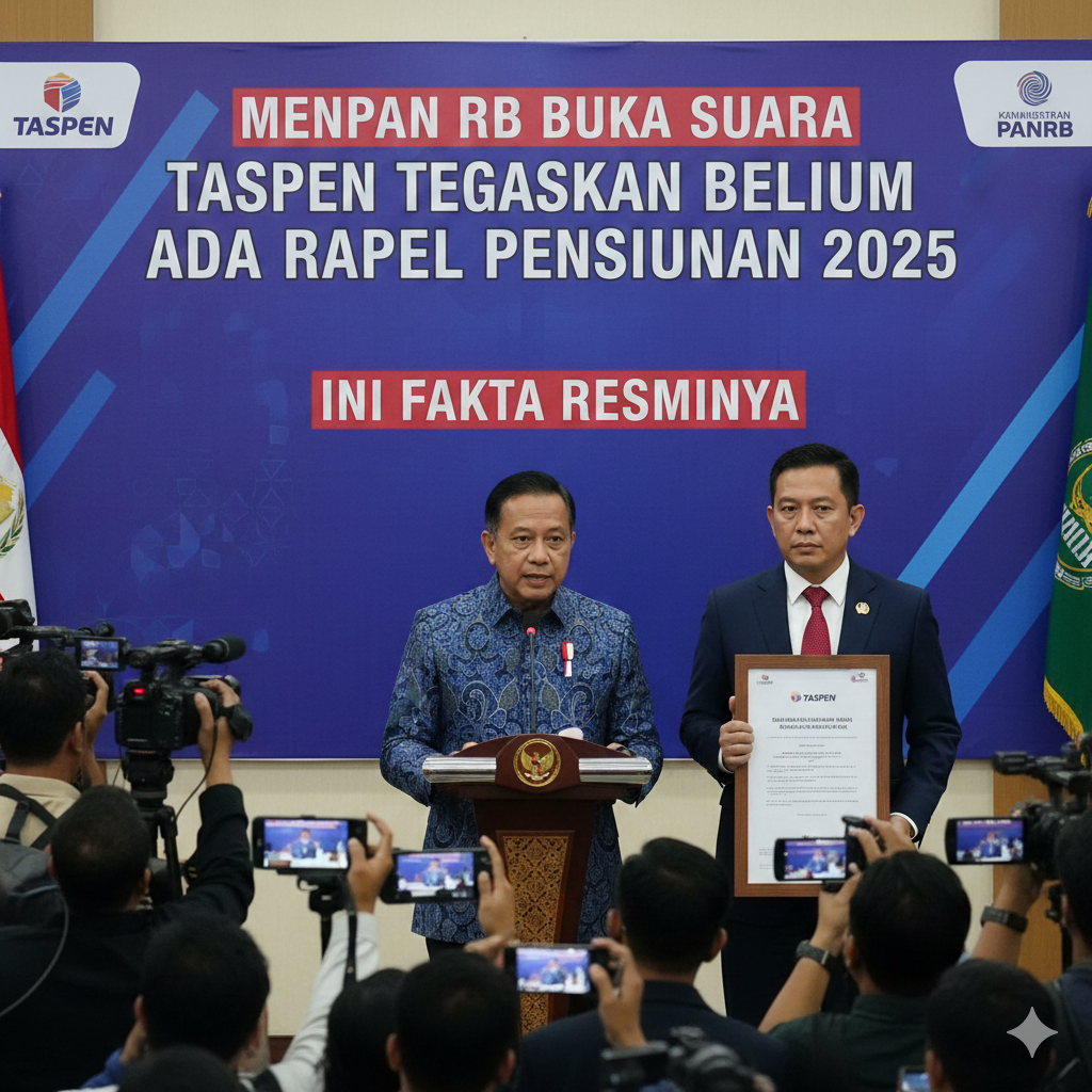 Menpan RB Buka Suara, TASPEN Tegaskan Belum Ada Rapel Pensiunan 2025: Ini Fakta Resminya