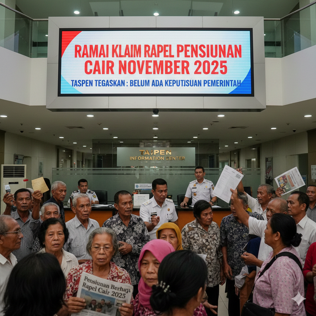 Ramai Klaim Rapel Pensiunan Cair November 2025, TASPEN Tegaskan Belum Ada Keputusan Pemerintah