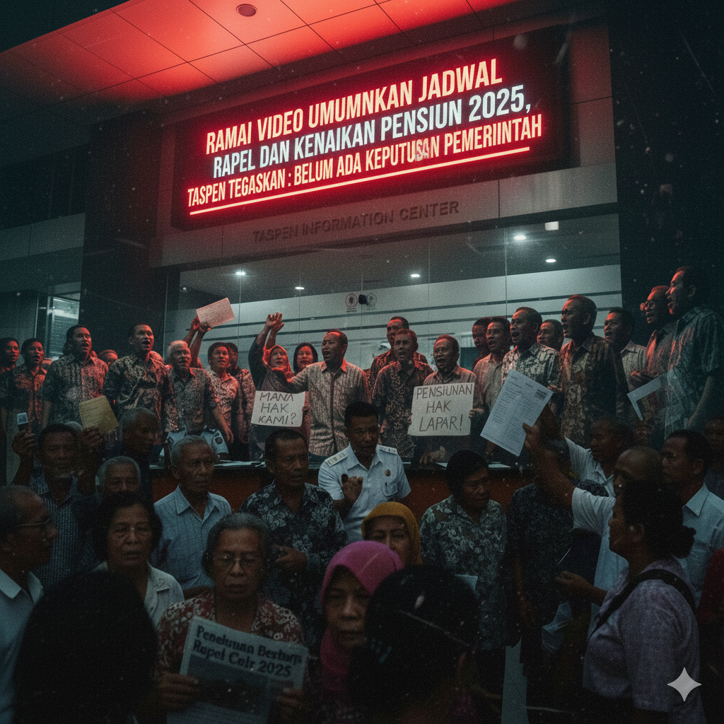 Ramai Video Umumkan Jadwal Rapel dan Kenaikan Pensiun 2025, TASPEN Tegaskan Belum Ada Keputusan Pemerintah
