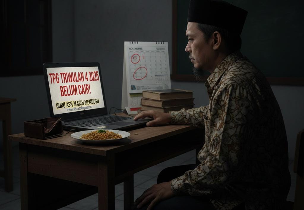 TPG Triwulan 4 2025 Guru ASN Belum Cair, Ini Dua Estimasi Resmi dan Daftar Daerah Non ASN yang Sudah Dibayar
