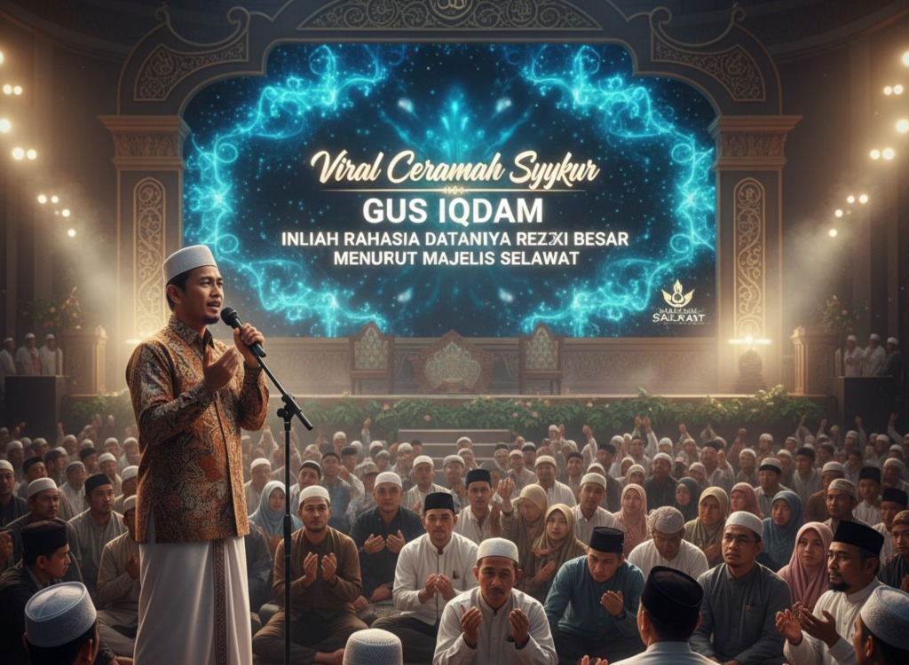 Viral Ceramah Syukur Gus Iqdam: Inilah Rahasia Datangnya Rezeki Besar Menurut Majelis Sholawat