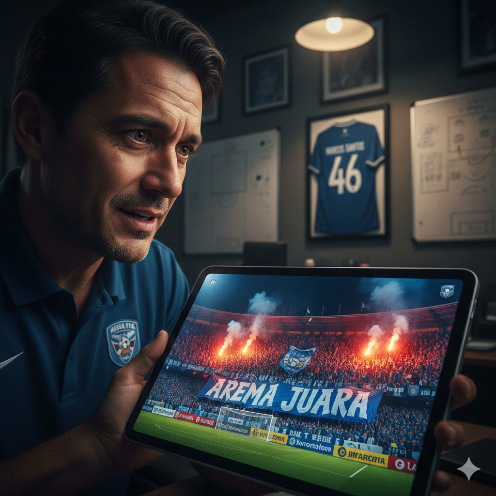 Coach Marcos Santos Arema FC Terpukau Aremania, Muhammad Rafli Menghilang dan Tiga Pemain Lokal Muncul Jadi Pahlawan Baru