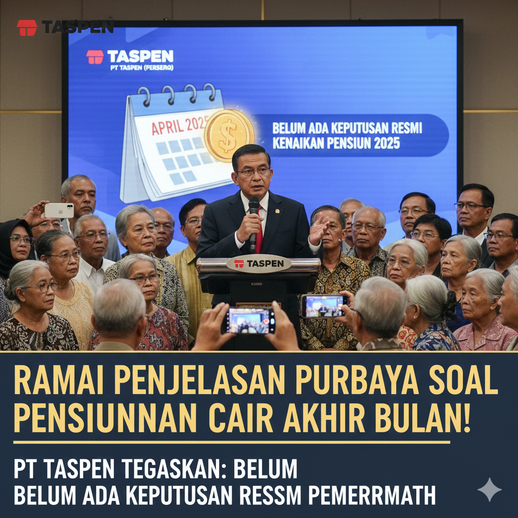 Ramai Penjelasan Purbaya Soal Rapel Pensiunan Cair Akhir Bulan, TASPEN Tegaskan Belum Ada Keputusan Resmi Pemerintah