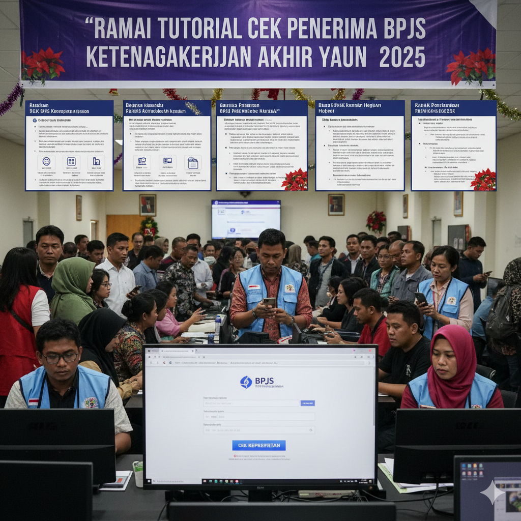 Tutorial cek BSU BPJS Ketenagakerjaan viral jelang akhir 2025.