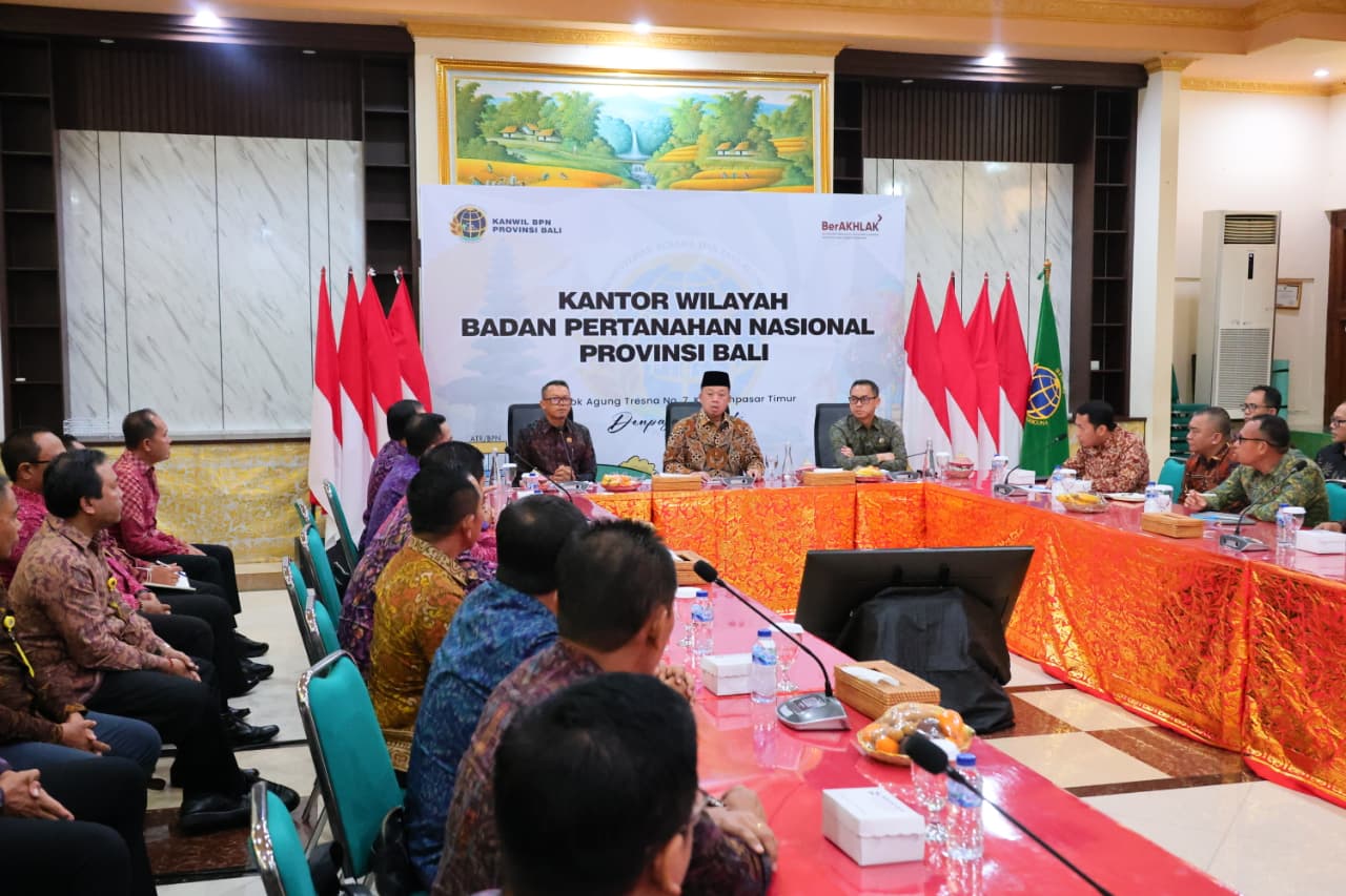 Pesan Menteri Nusron kepada Jajaran di Bali: Transformasi Layanan Pertanahan Harus Sejalan dengan Perubahan Perilaku Masyarakat