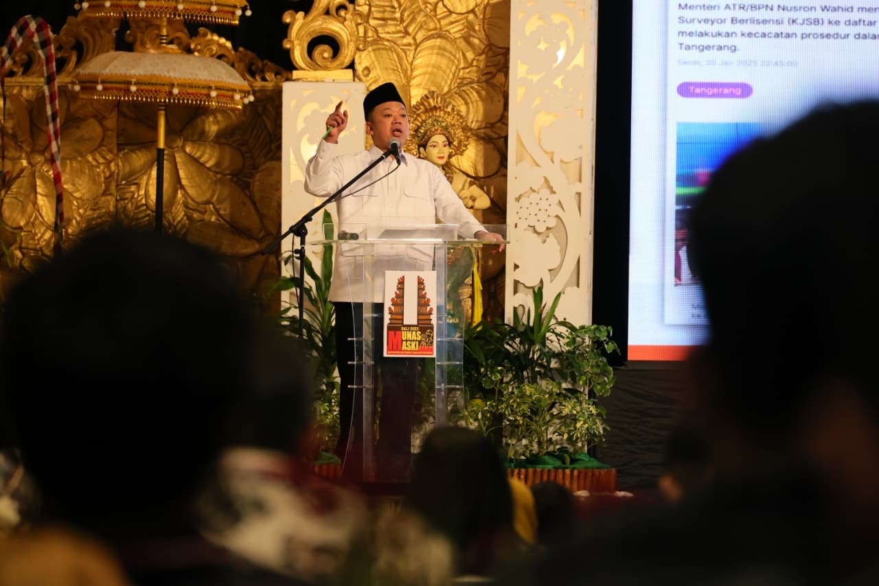 Menteri Nusron Ajak MASKI Ikut Perkuat Manajemen Administrasi Pertanahan
