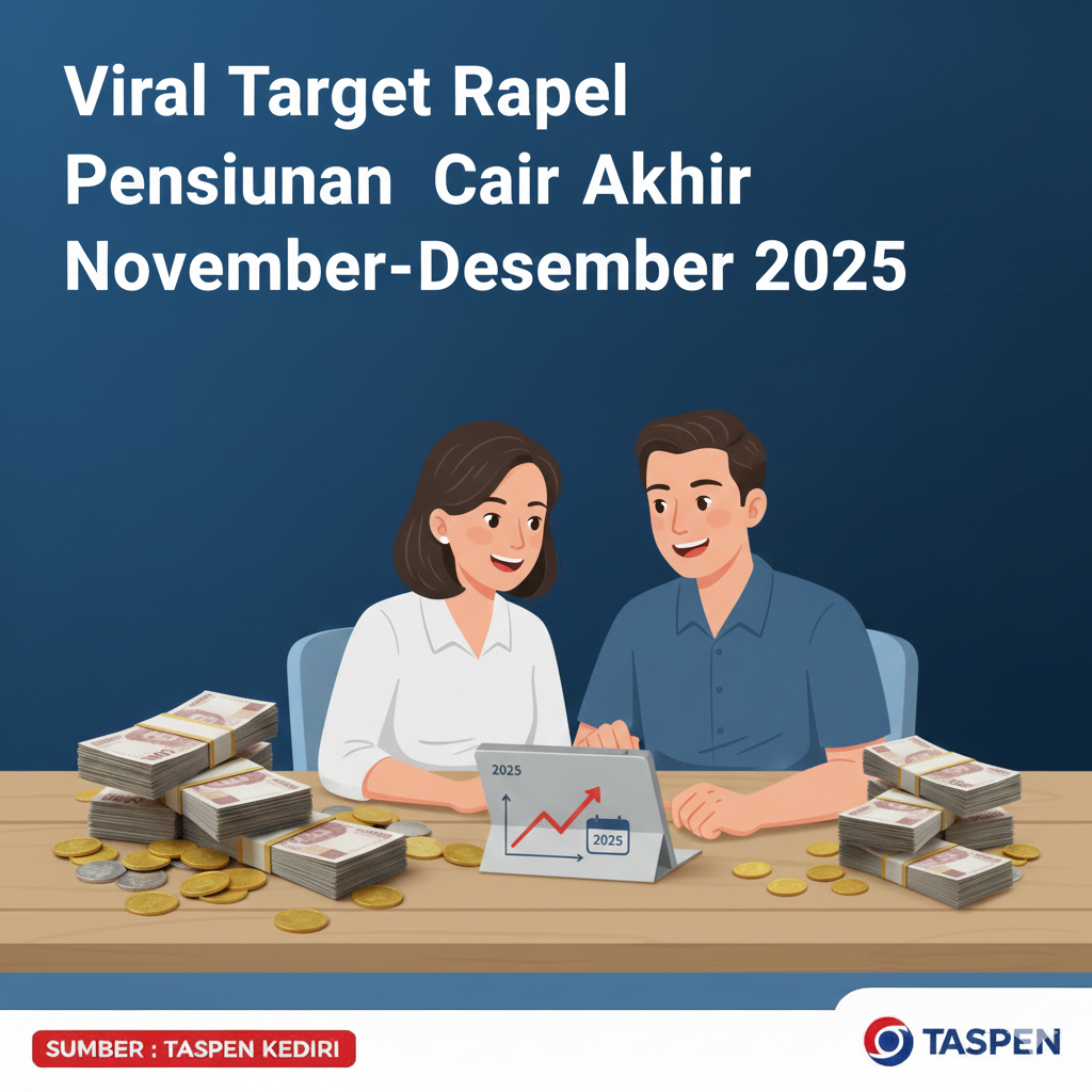 TASPEN klarifikasi viral target rapel pensiunan cair November-Desember 2025.