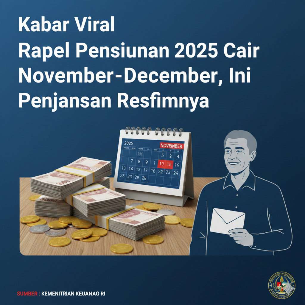 TASPEN Kediri bantah kabar viral rapel pensiunan 2025 cair November-Desember.