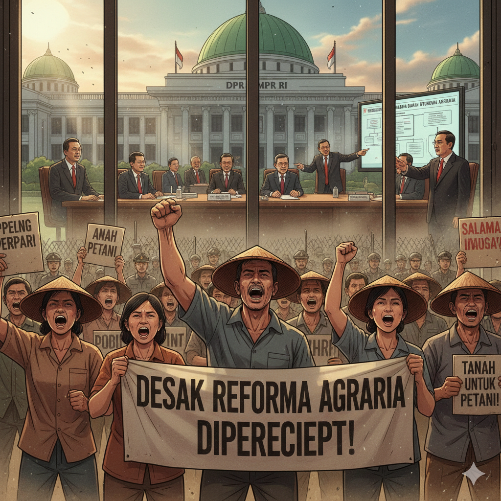 Buruh Tani Desak Reforma Agraria Dipercepat, DPR Bongkar Rencana Besar Pembentukan Badan Baru