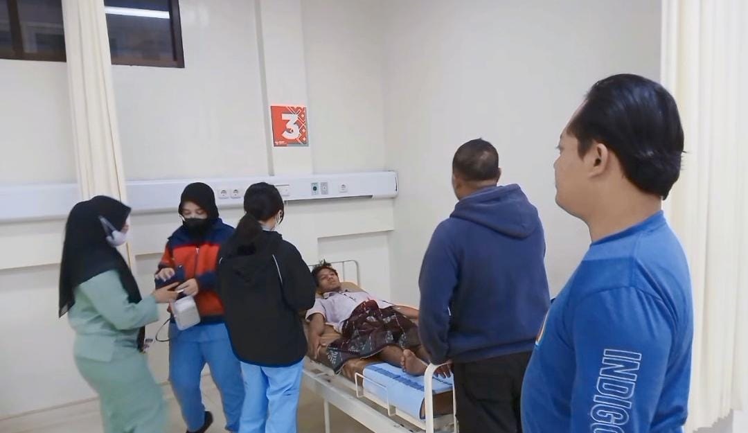 DIAMANKAN: Polsek Udanawu mengamankan pelaku tindak asusila kepada remaja putri.