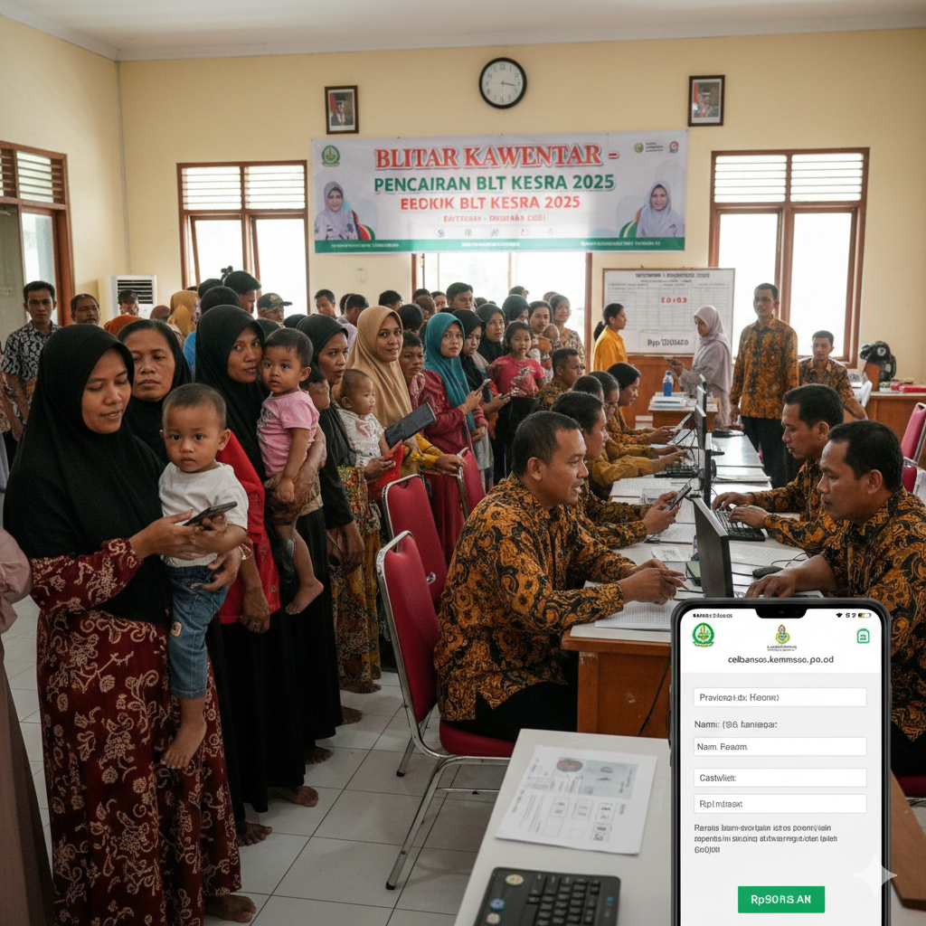 BLT Kesra 2025 Cair Rp900 Ribu! Begini Cara Cek Nama Penerima di Situs Resmi Kemensos