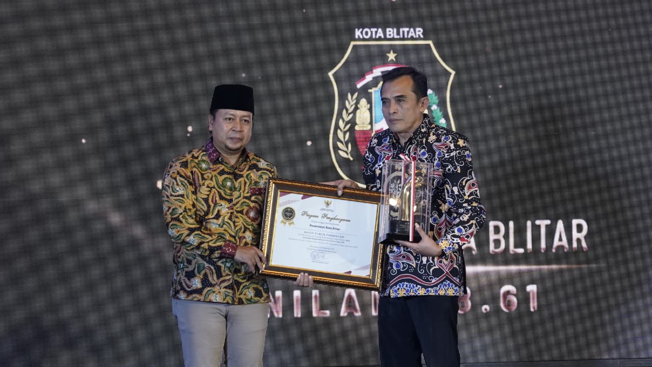 Pemkot Blitar Sukses Pertahankan Predikat Badan Publik Informatif se-Jawa Timur