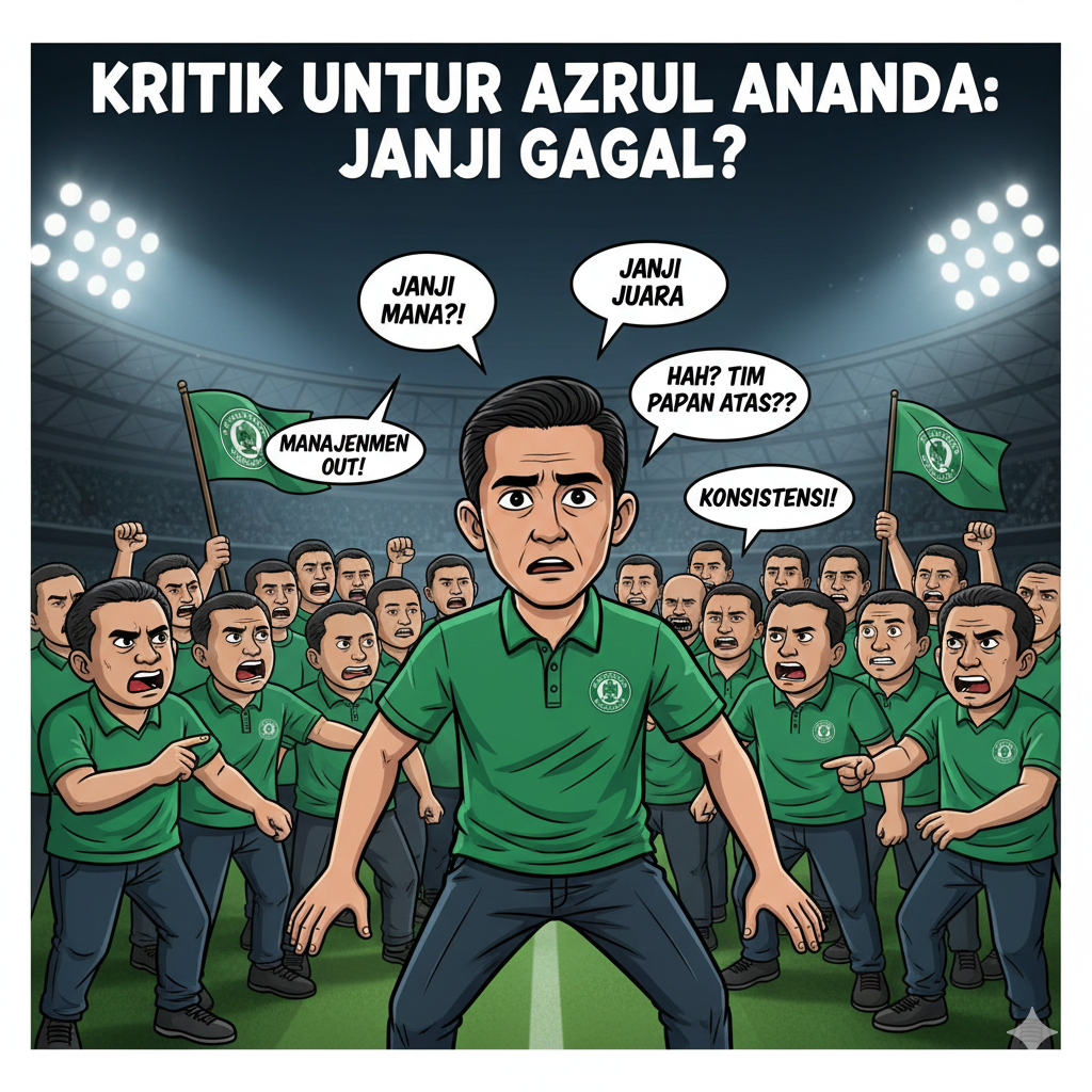 Kritik untuk Azrul Ananda, janji gagal?