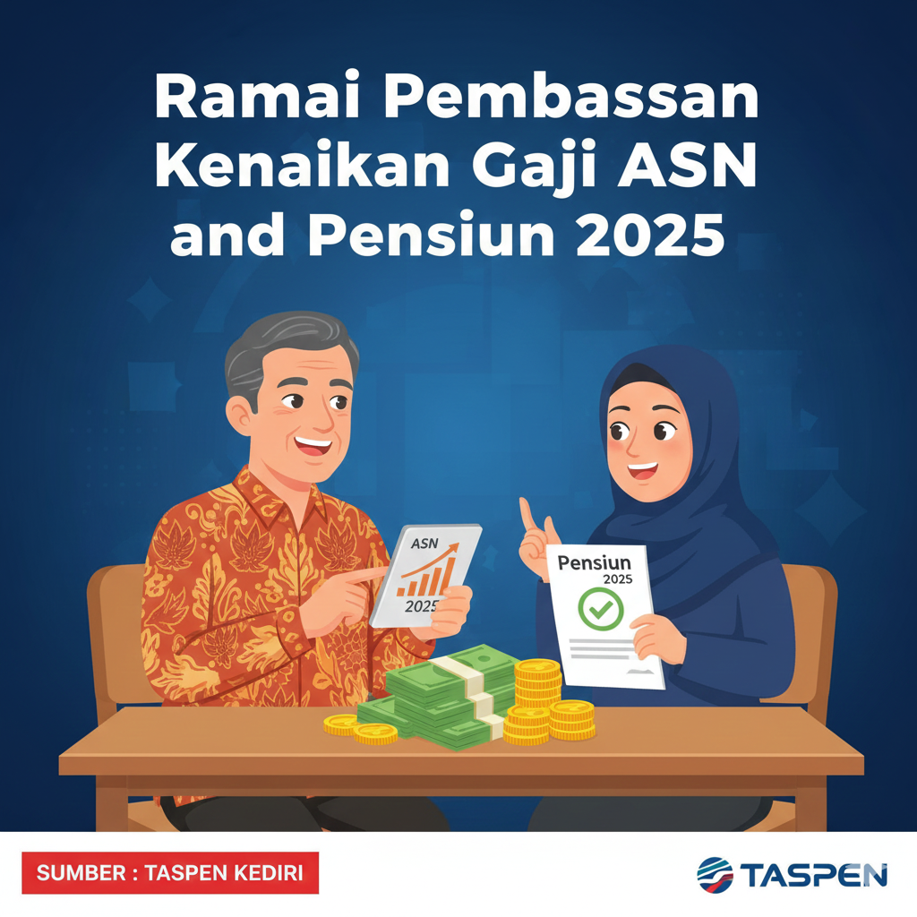 Ramai pembahasan kenaikan gaji ASN dan pensiun 2025.