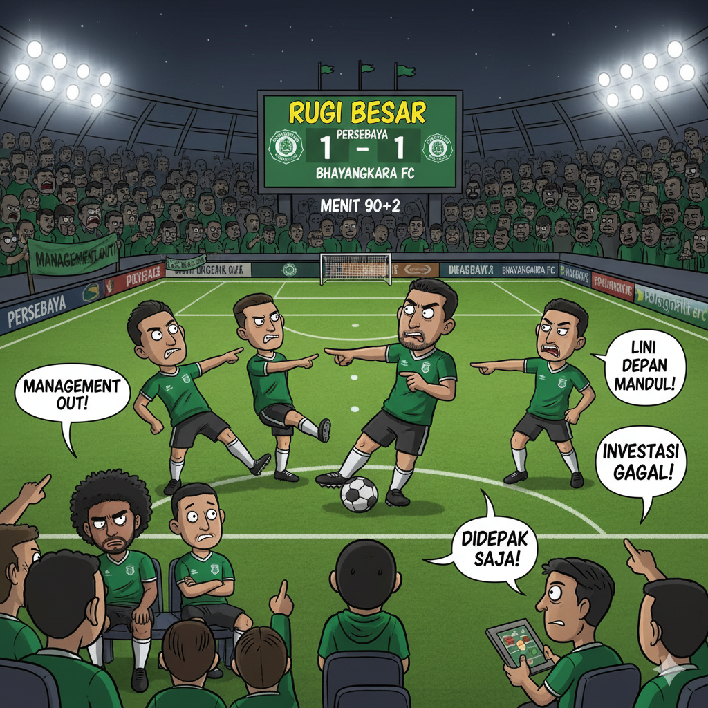 Persebaya Rugi Besar musim ini.