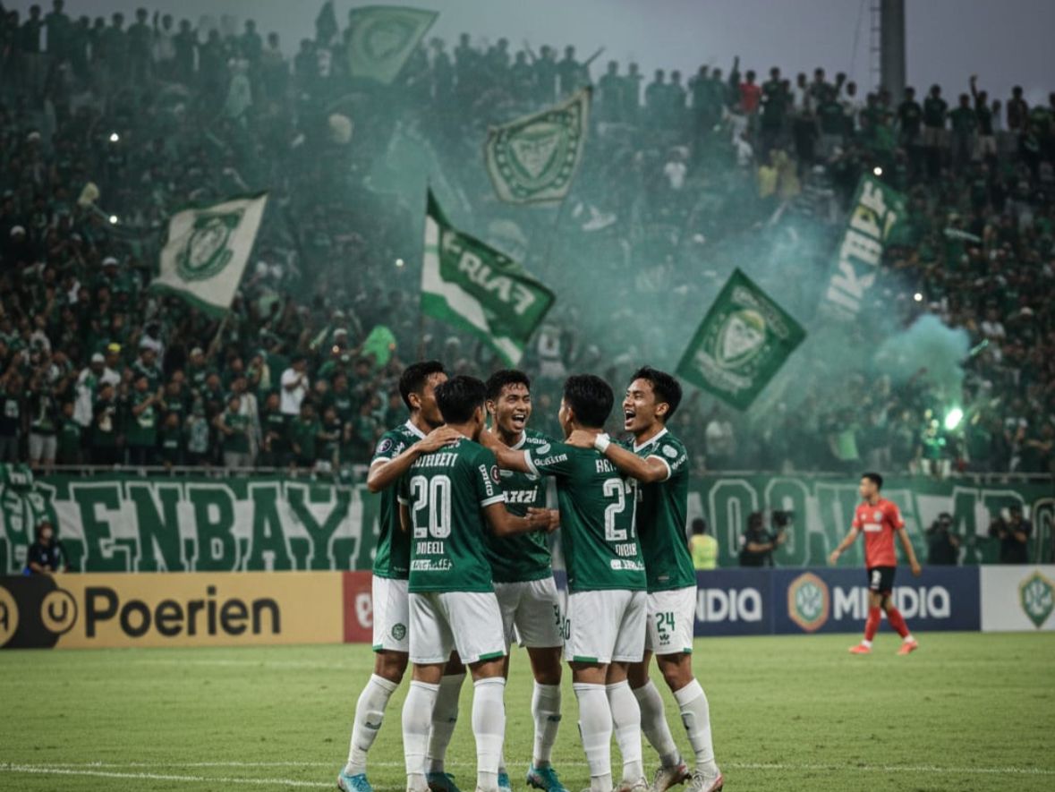Persebaya Surabaya Bermain dengan 9 Pemain tapi Tetap Amankan 1 Poin, Laga Dramatis di Maguwoharjo Bikin Syok