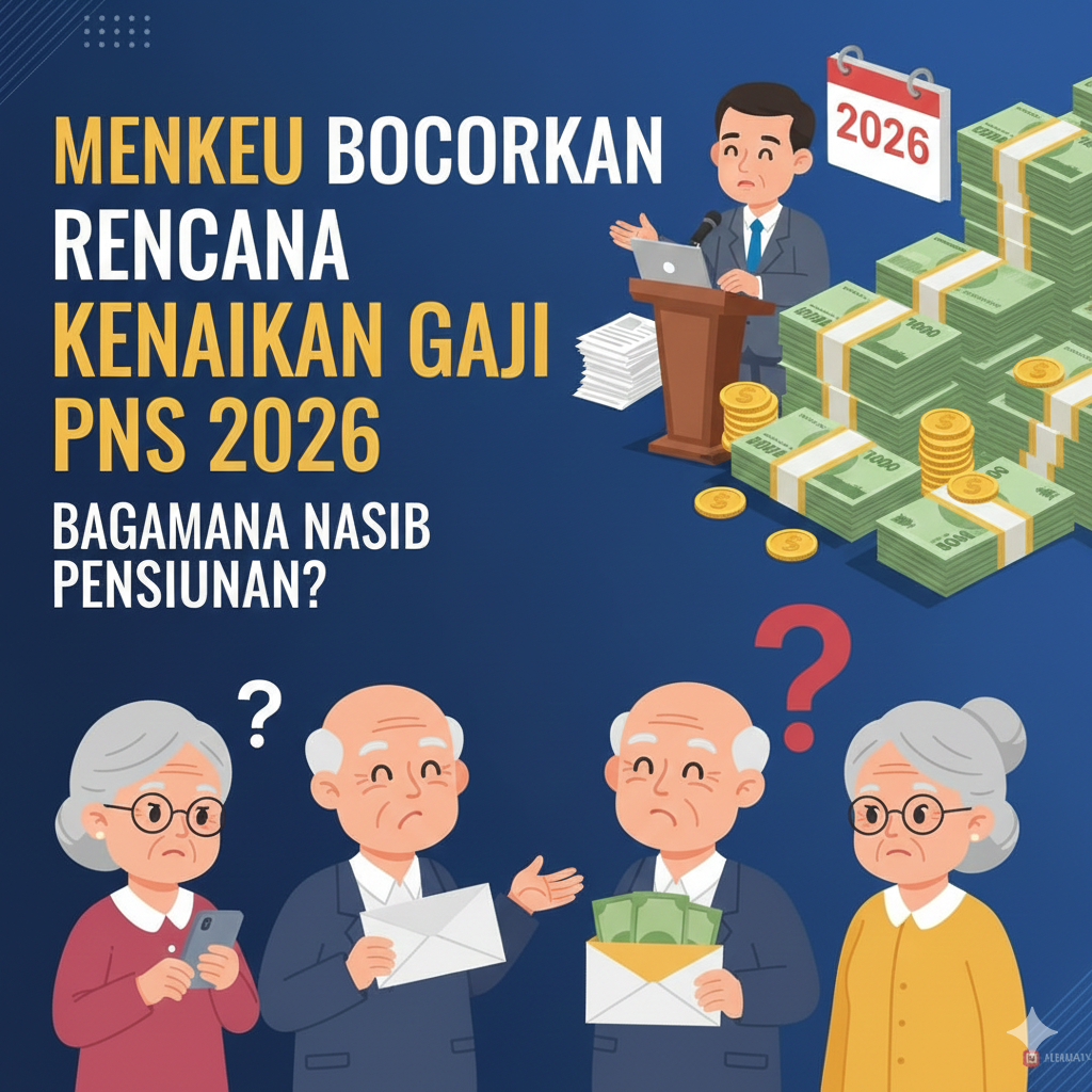 Menkeu bocorkan rencana kenaikan gaji PNS 2026.