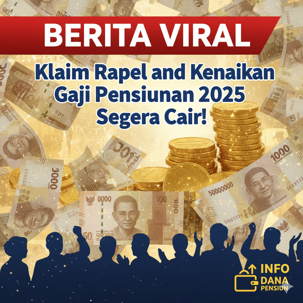 viral klaim rapel dan kenaikan gaji pensiunan 2025 segera cair.