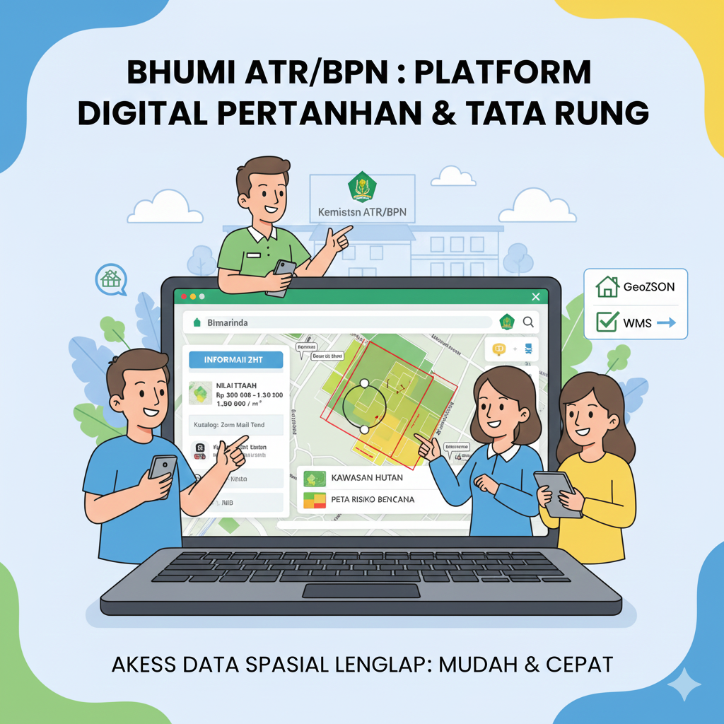 Akses data mudah dan lengkap pakai BHUMI