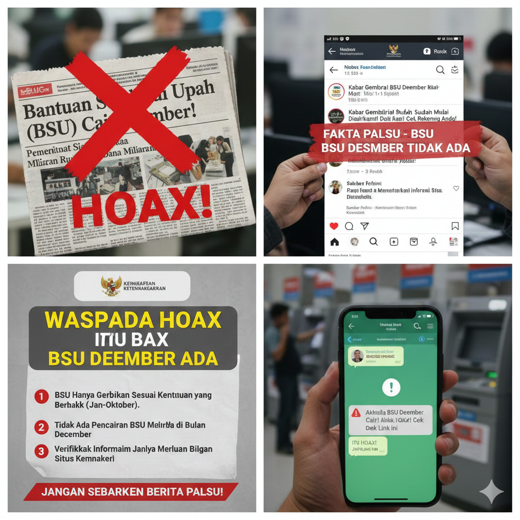 BSU Ketenagakerjaan Desember 2025 Cair? Waspada! Modus Penipuan Berkedok Link Resmi Makin Marak di Medsos