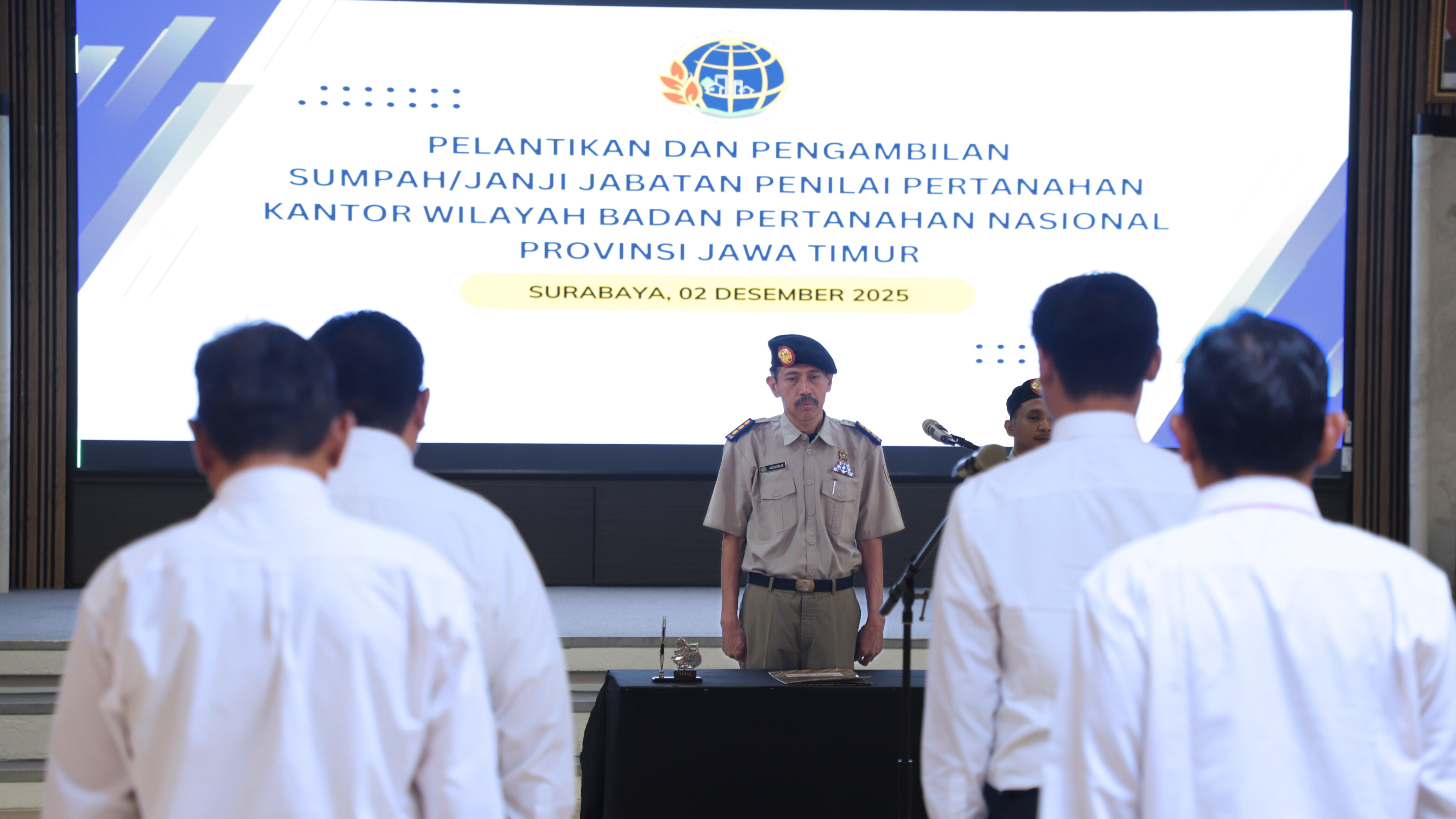 9 Penilai Pertanahan Baru Resmi Dilantik
