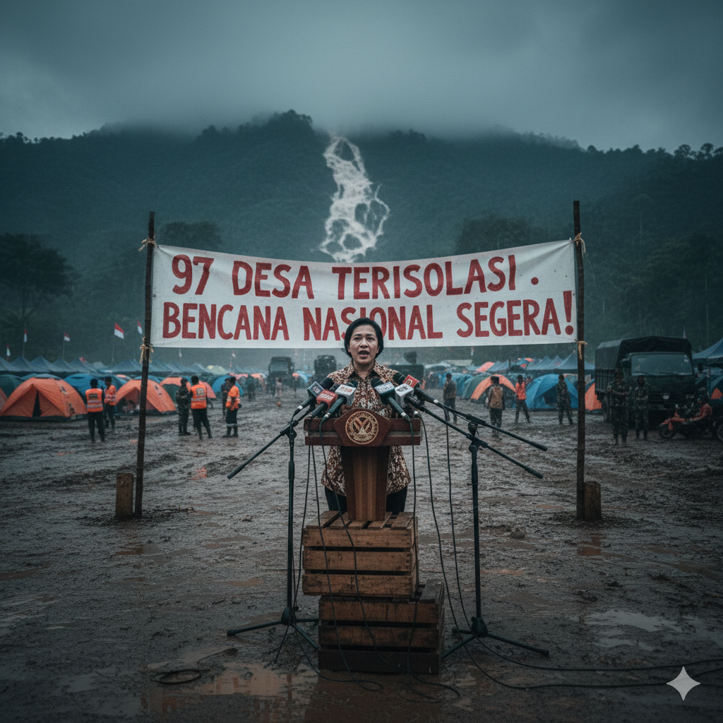 Desakan Meningkat, 97 Desa Terisolasi: Kepala Daerah Minta Banjir-Longsor Sumatera Segera Ditetapkan Bencana Nasional