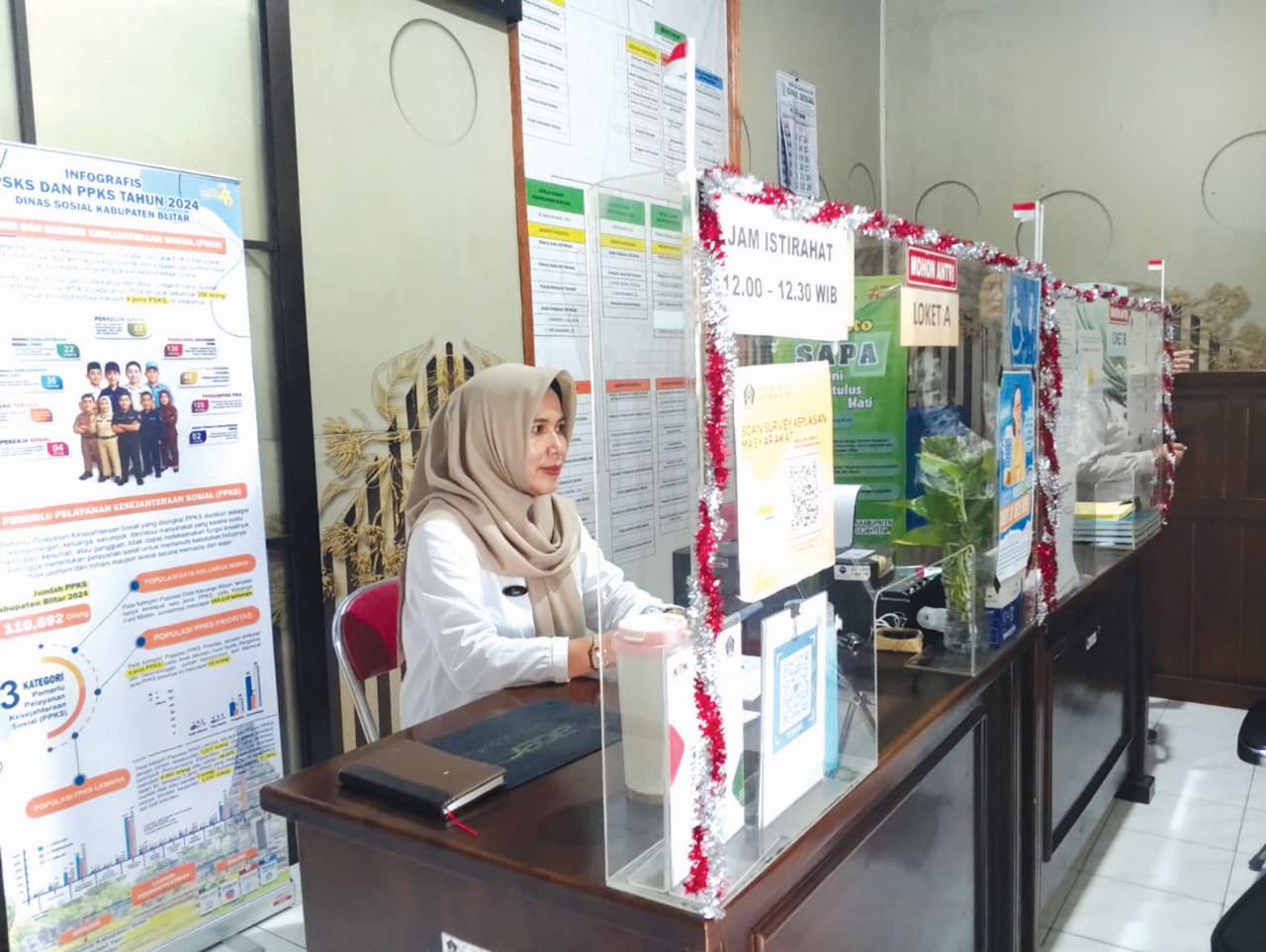 MENUNGGU: Dinsos Kabupaten Blitar tegaskan proses adopsi masih harus menanti hasil pencarian orang tua kandung dari bayi.