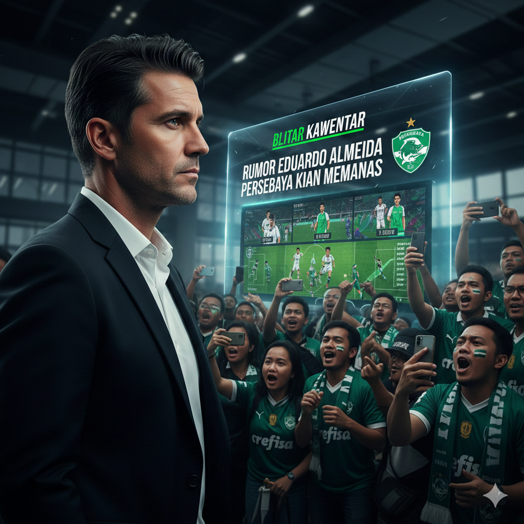 Rumor Panas Eduardo Almeida Persebaya: Kedatangan di Surabaya Picu Spekulasi Pelatih Baru Bajul Ijo
