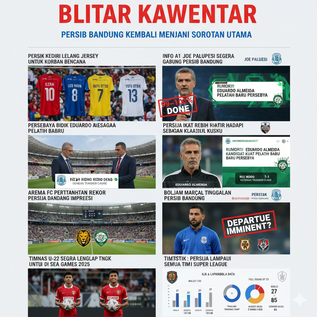 Persib Bandung Berpeluang Salip Persija dan Kudeta Borneo FC, Rumor Transfer Panas Muncul!