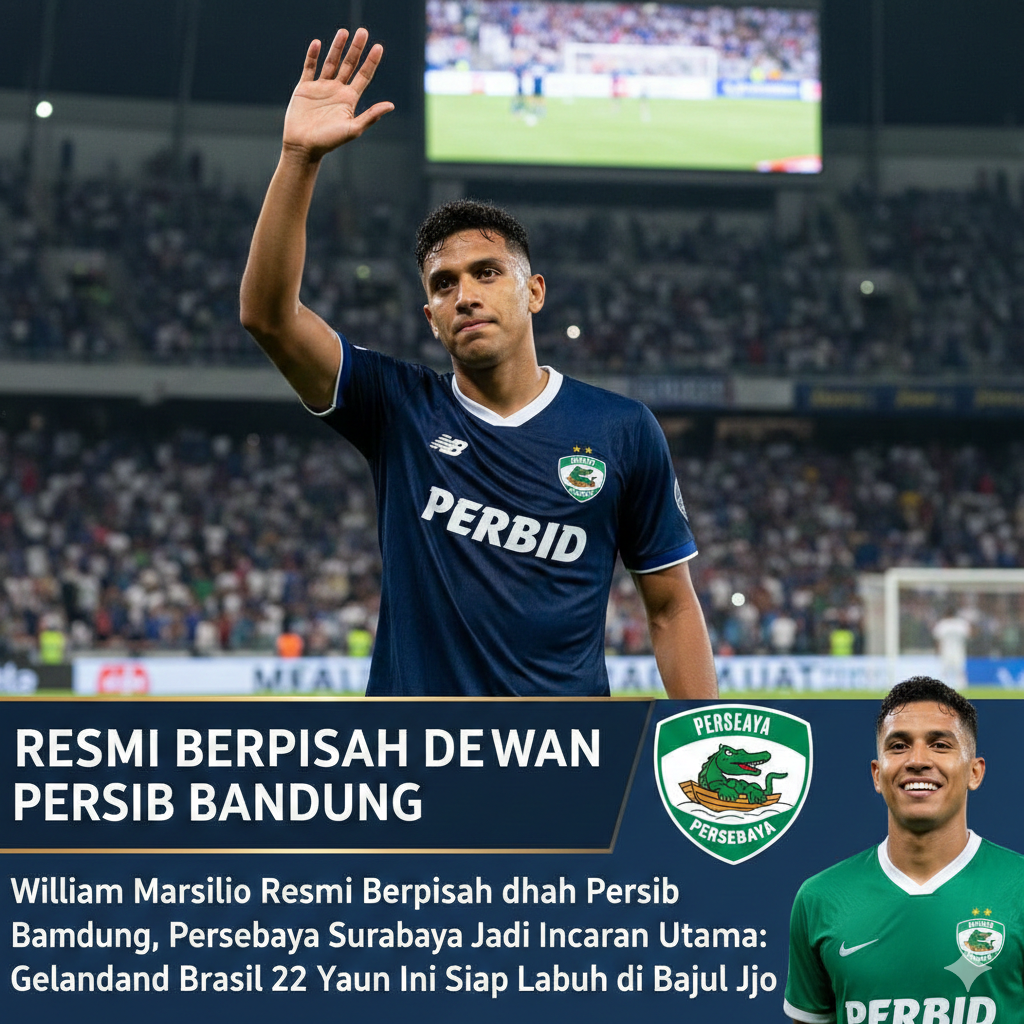 William Marsilio resmi tinggalkan Persib Bandung.