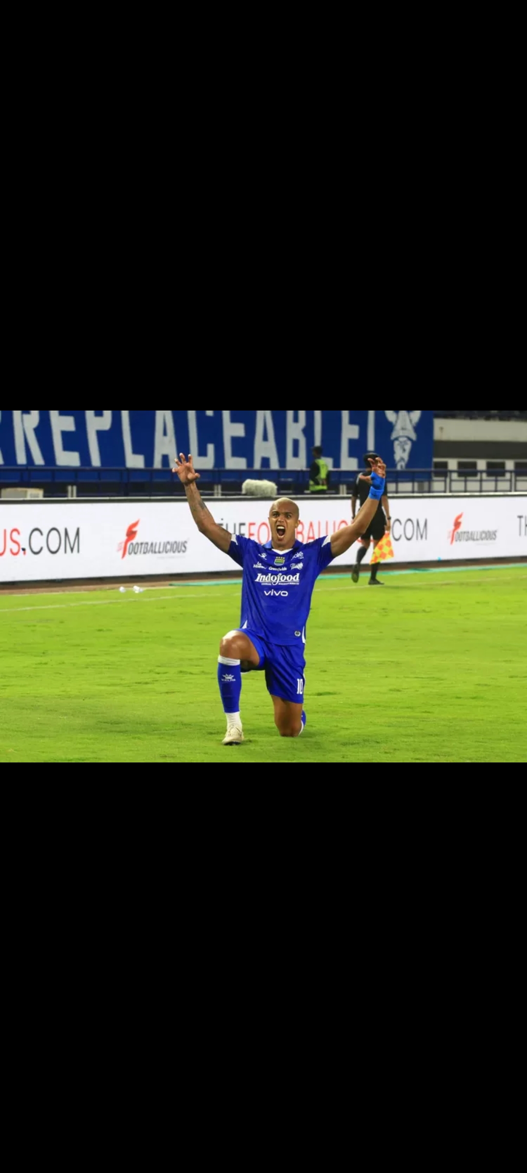 Wiliam Marcilio saat merayakan gol ke gawang Western Sydney Wanderers FC