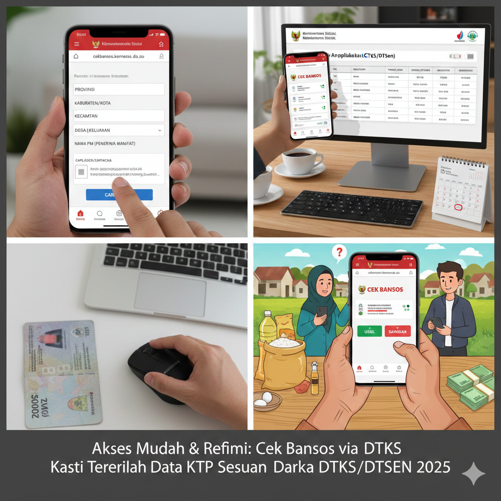 Cara Cek Bansos Desember 2025 Lewat HP: Warga Panik Takut Terlewat, Begini Panduan Resminya