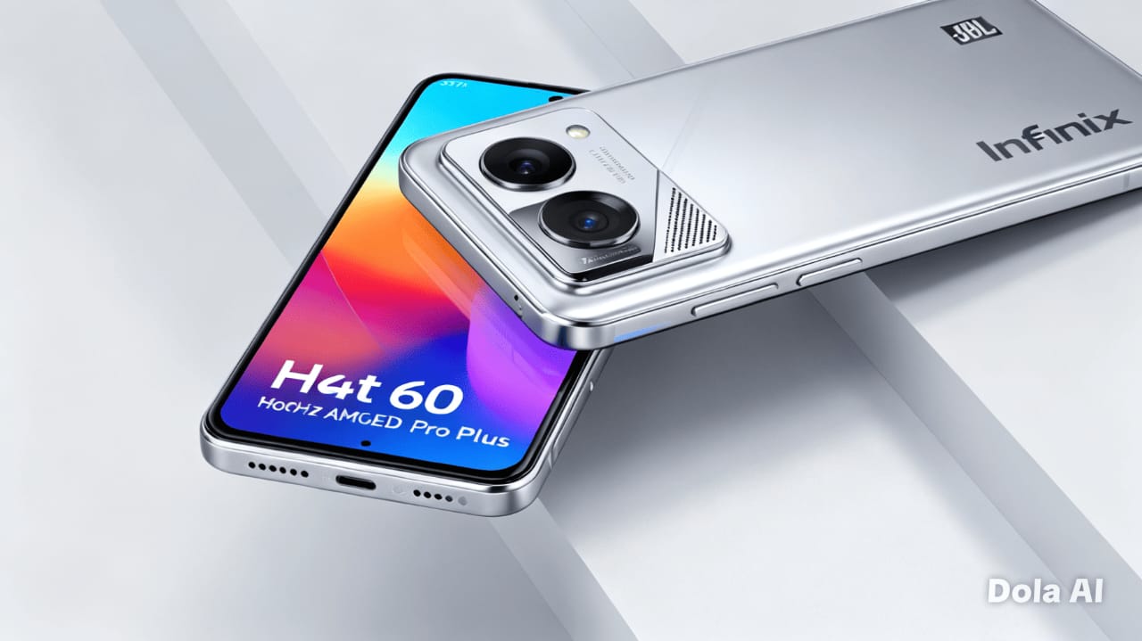 Infinix Hot 60 Pro Plus Tertipis Harga 2 Juta pecahkan rekor dengan desain ,95$mm! Dapatkan layar AMOLED 144Hz, Helio G200 & charger 45W.