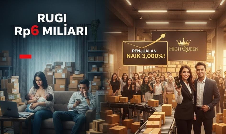 Naik Turun Bisnis Skincare High Queen: Dari Rugi Rp6 Miliar hingga Meledak 3.000%, Rahasia Couplepreneur Ini Bikin Penasaran!