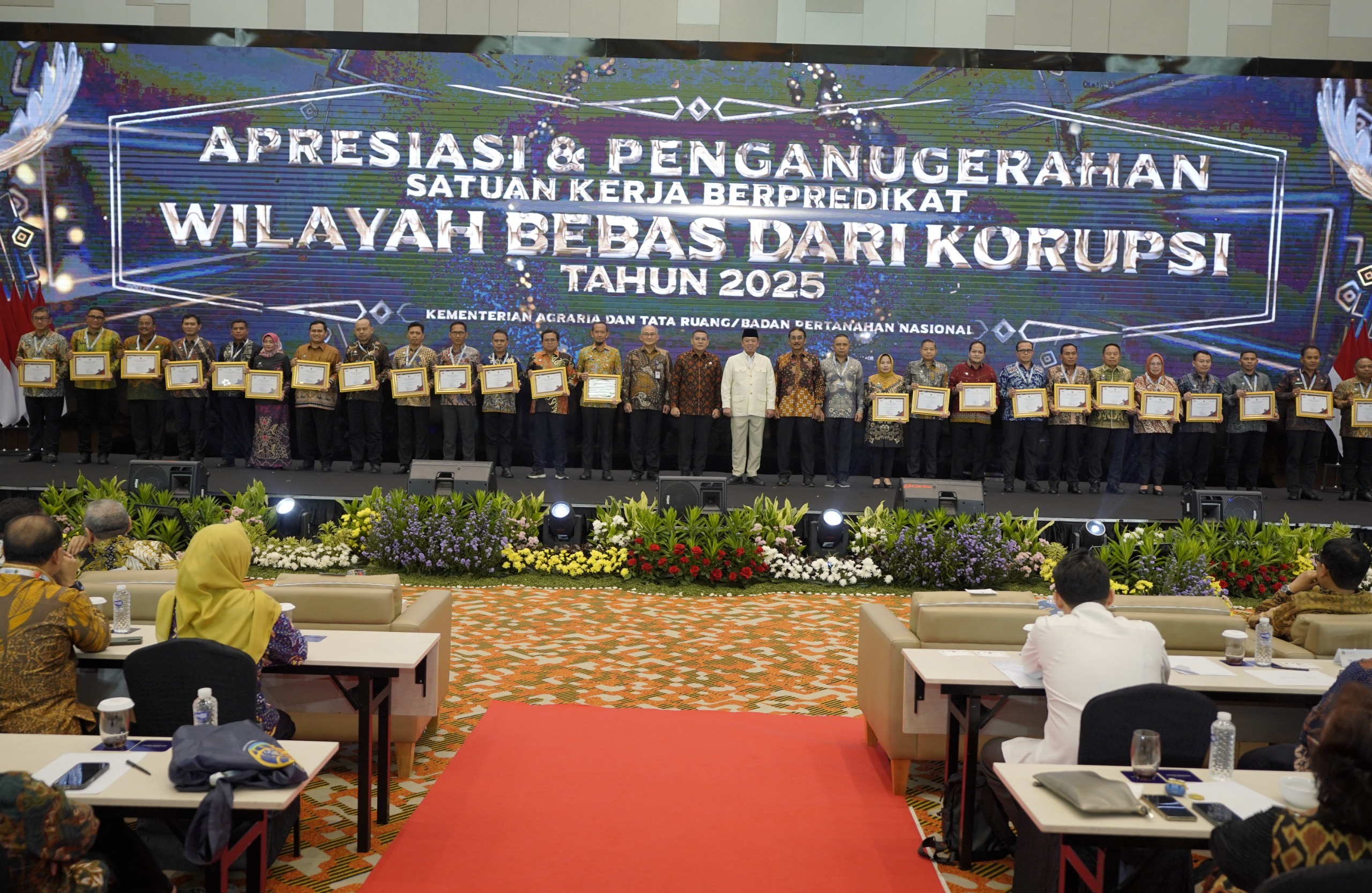 24 Satker ATR/BPN Raih Predikat WBK, Menteri Nusron Minta Layanan Tetap Berkualitas