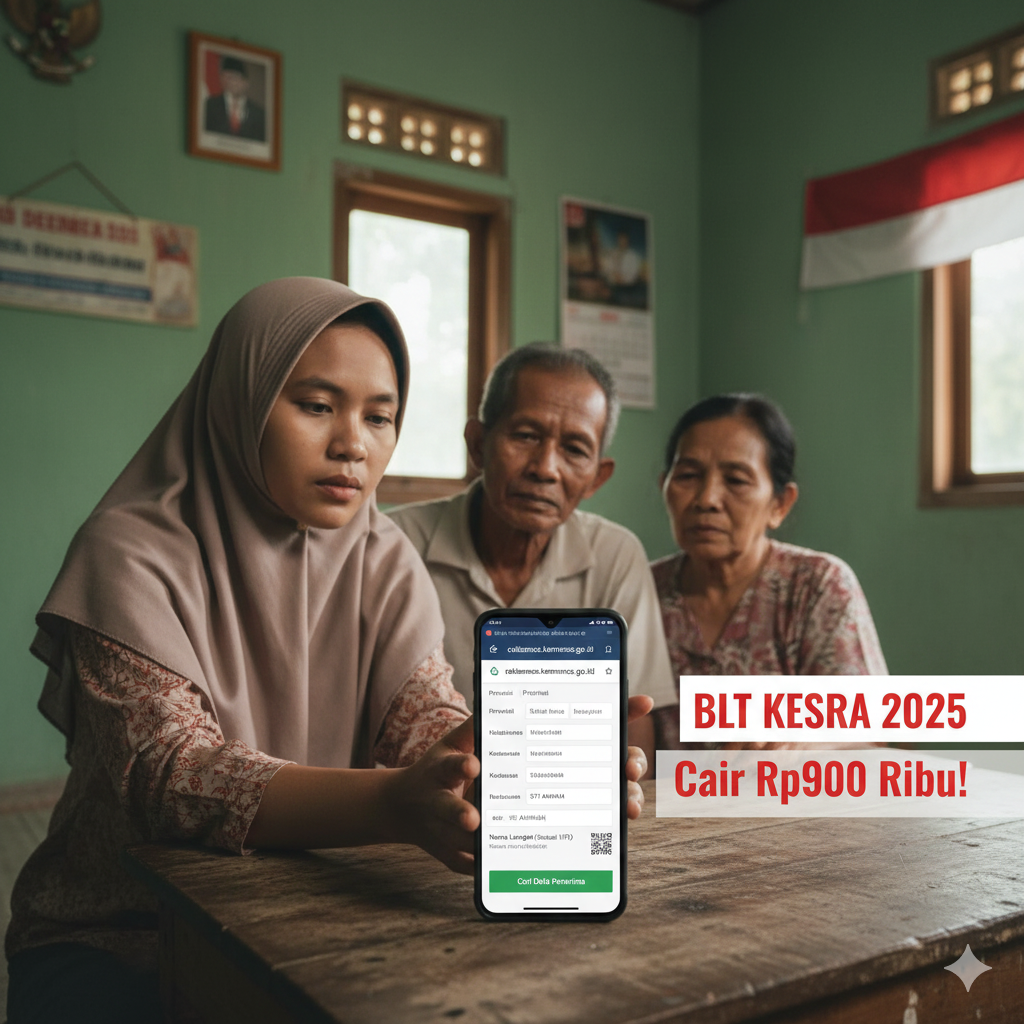 BLT Kesra Desember 2025 Cair Rp900 Ribu! Ini Cara Cek Nama Penerima yang Paling Dicari Warga
